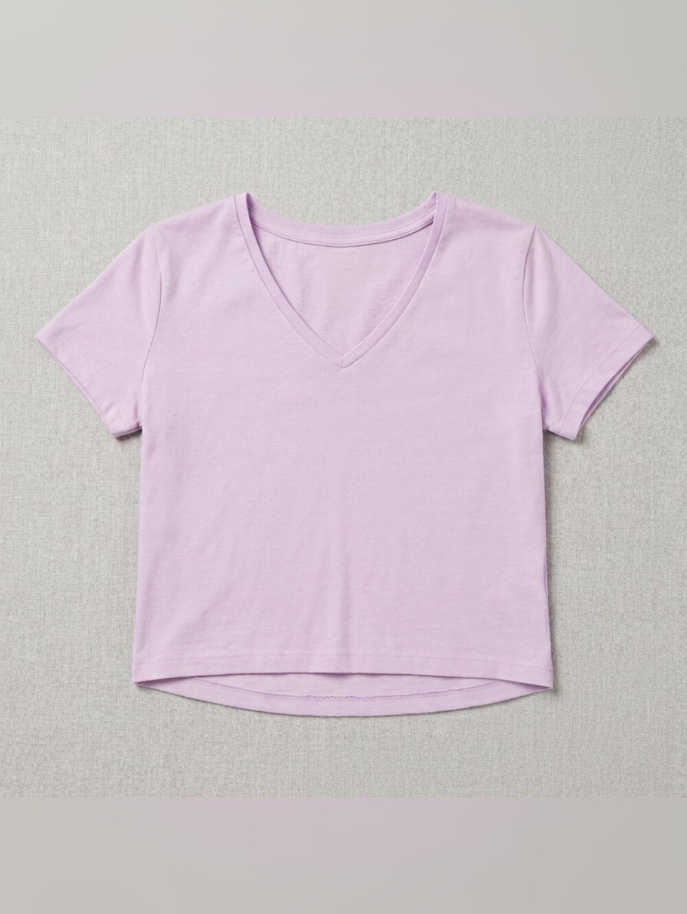 wild fable Lavender V-Neck Short Sleeve Tee